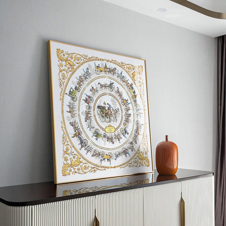 Illustrated City Status Wall Art