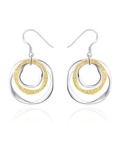 Elegant Spiral Drop Earrings Kalsten
