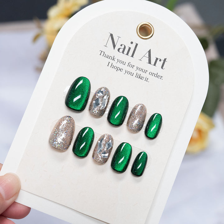 High Shine Press-On Nail Art