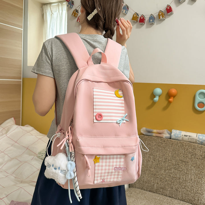 Cute Decorative School Backpack Kalsten