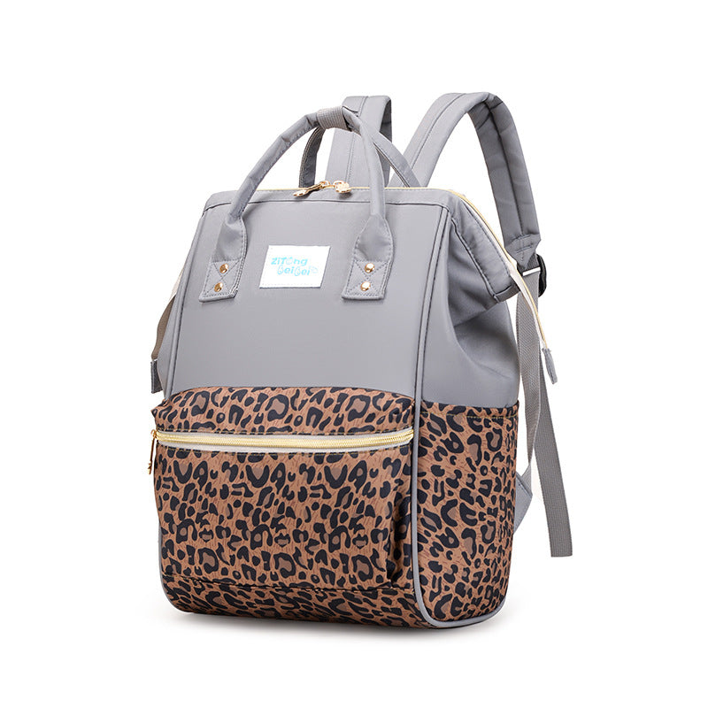 Trendy Animal Print Diaper Backpack Kalsten