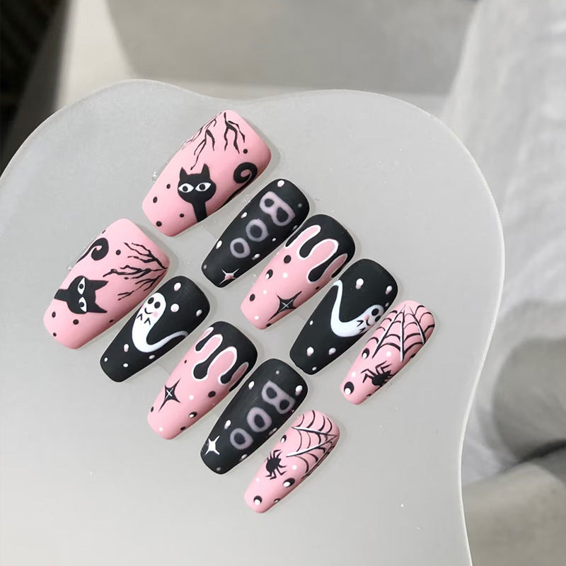 Themed Artistic Press-On Nail Set