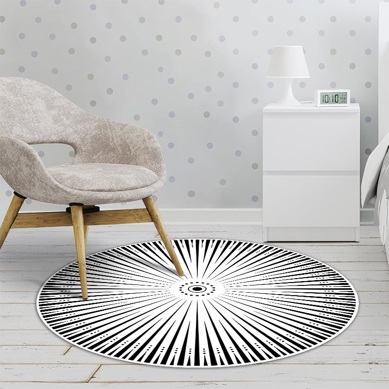 Floral Patterned Round Area Rug Kalsten