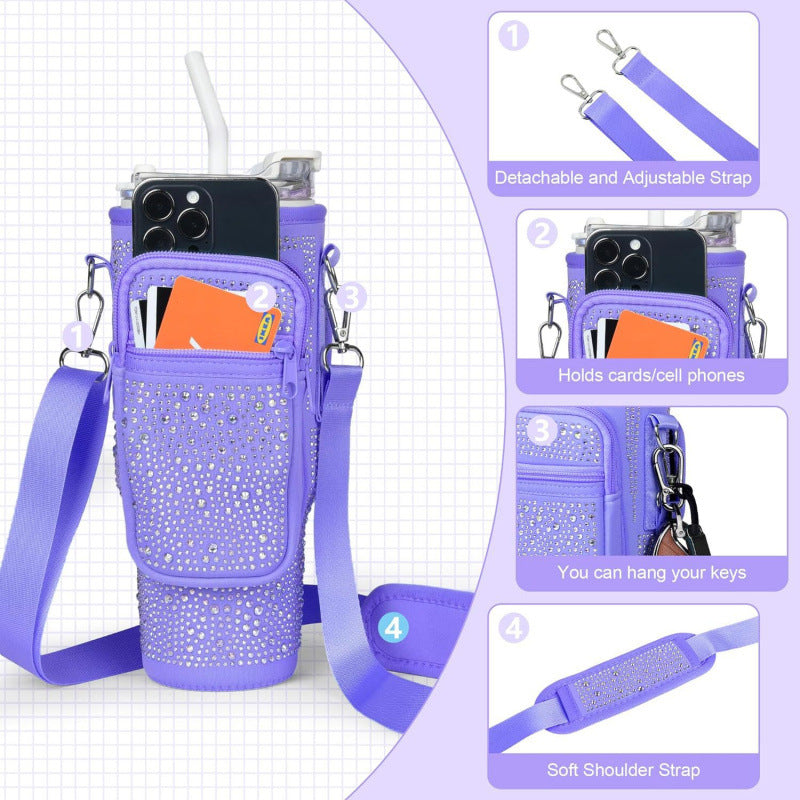 Women practical drinking container hip bag Kalsten