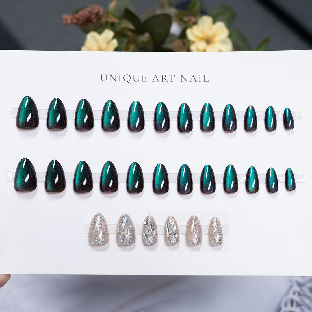 High Shine Press-On Nail Art