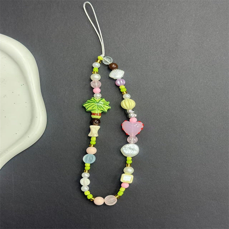 Whimsical Beaded Charm Necklace Kalsten 1790136000