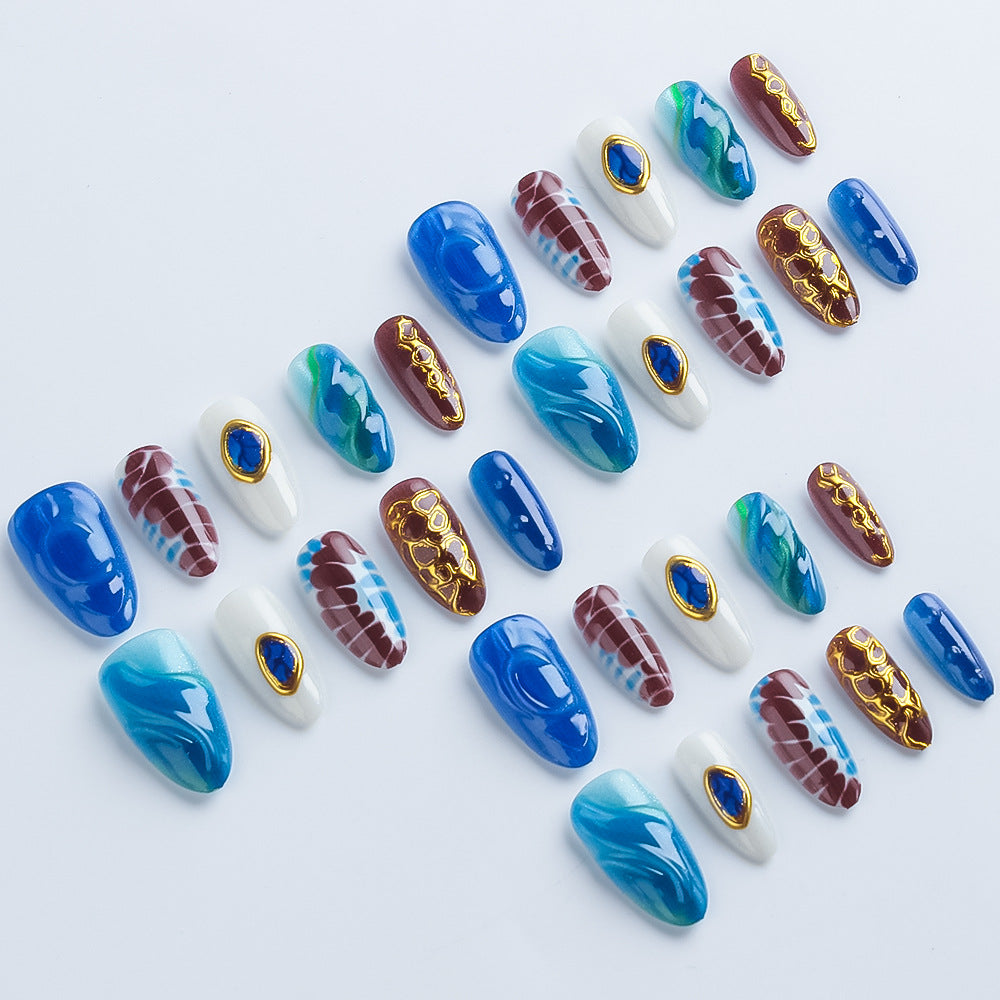 Artistic Press-On Nail Set Kalsten 1787542748