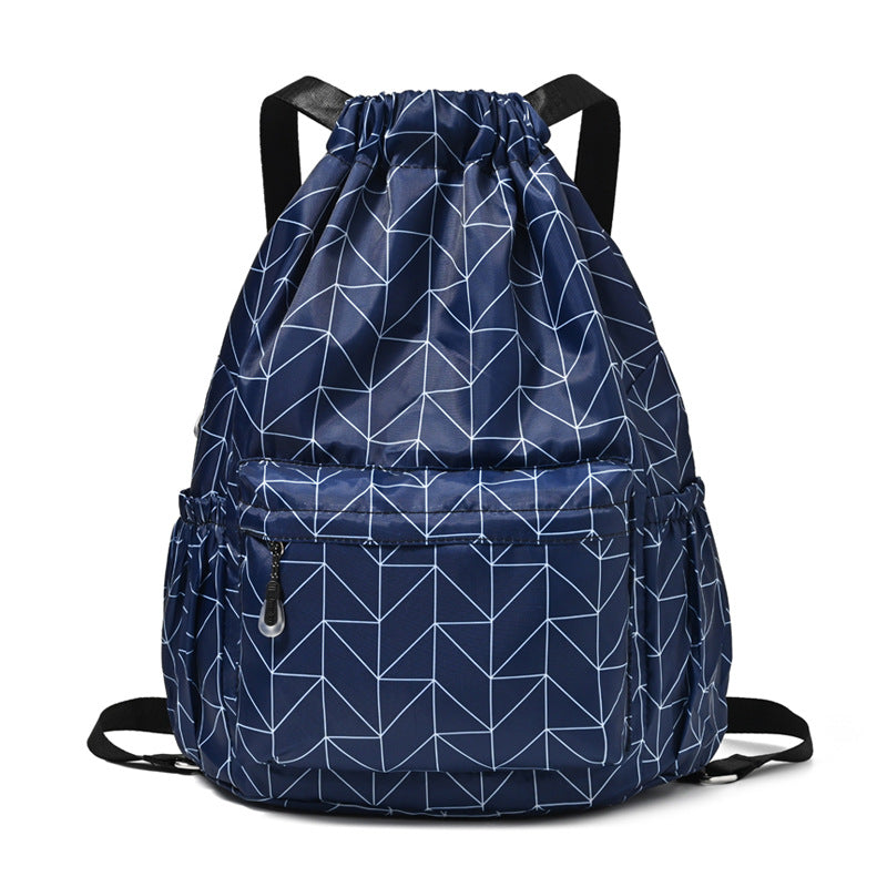 Drawstring Elephant Print Backpack Kalsten