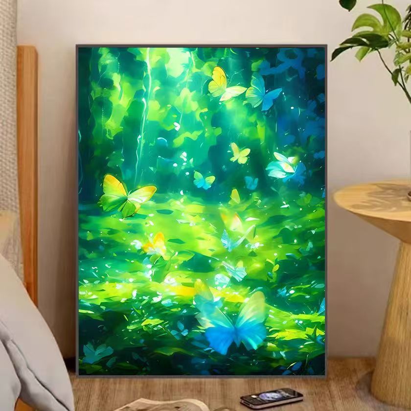 Fantasy Forest Butterfly Wall Art Kalsten