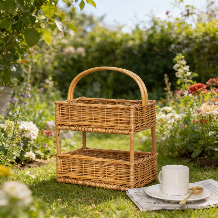 Wooden Multi-Tier Storage Organizer Kalsten