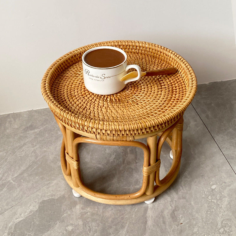 Beef Side Table made of Natural Materials Kalsten