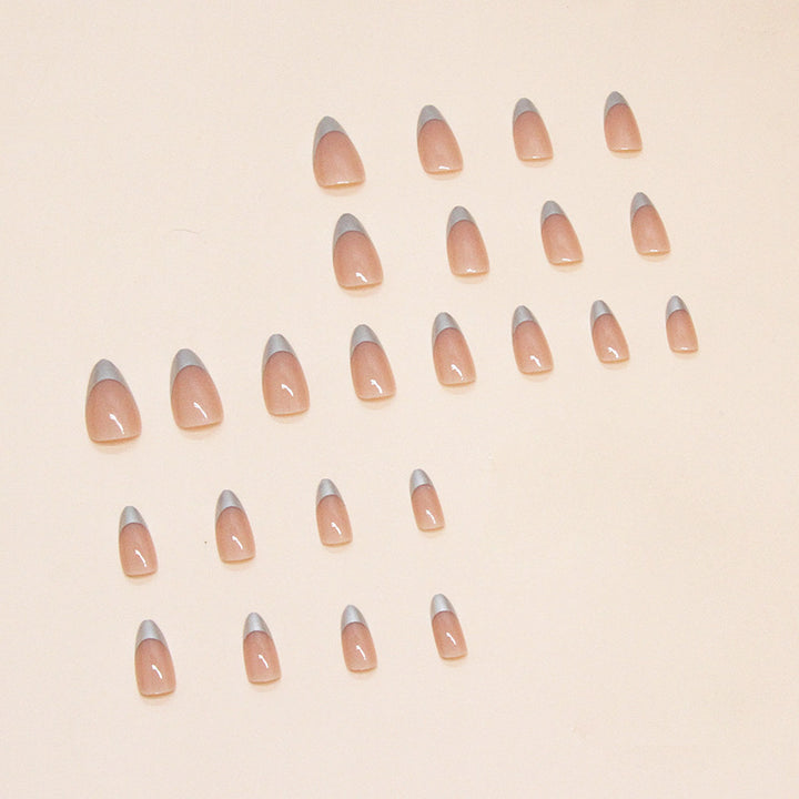 Metallic Tip Press-On Nail Extensions Kalsten