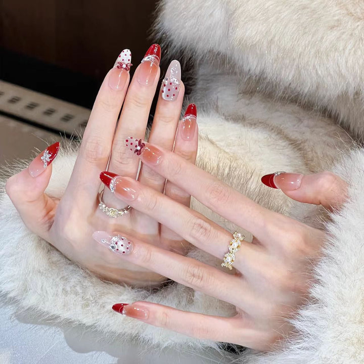 Premium Glossy Cashmere Nail Set Kalsten