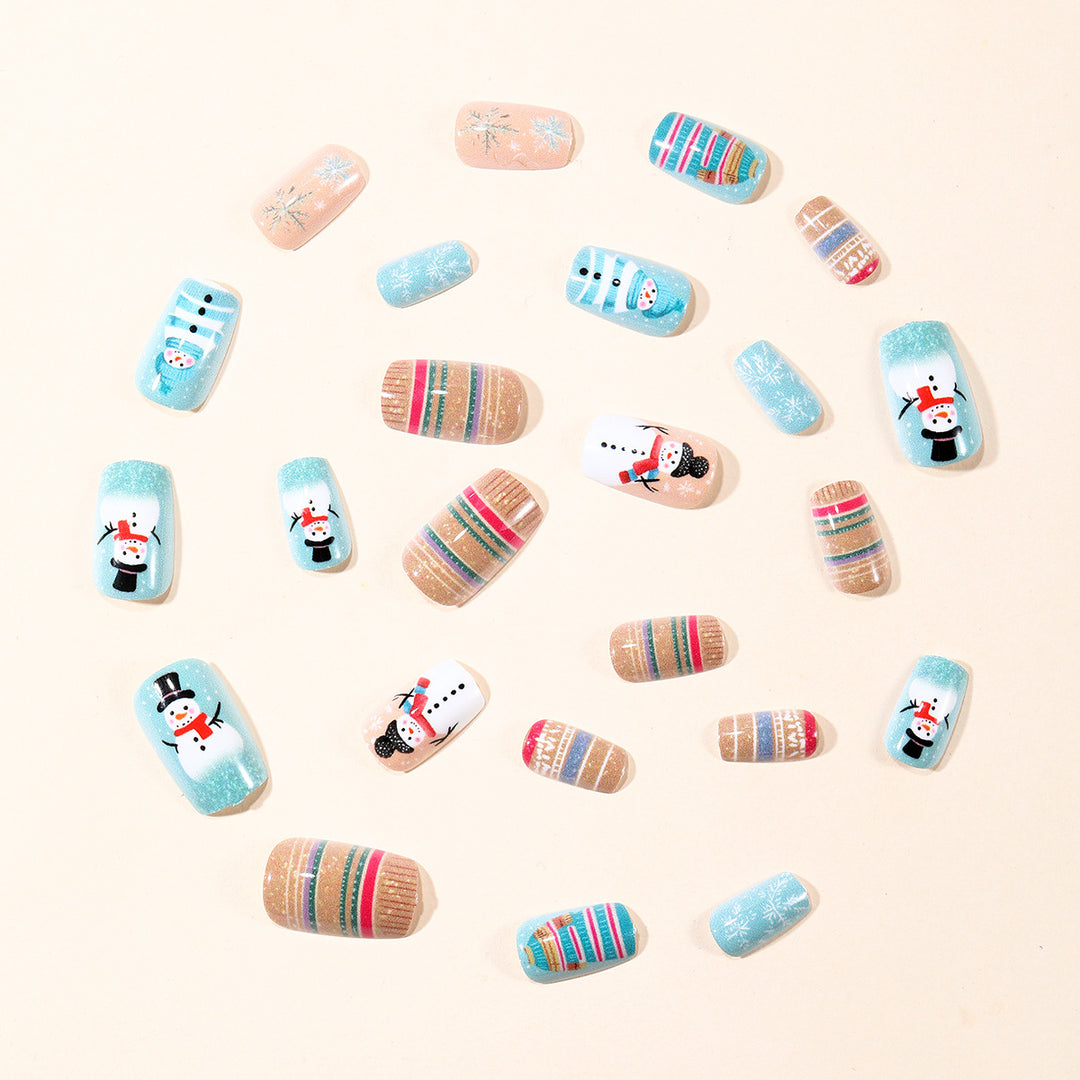 Festive Winter-Themed Nail Art Extensions Kalsten 1789713348