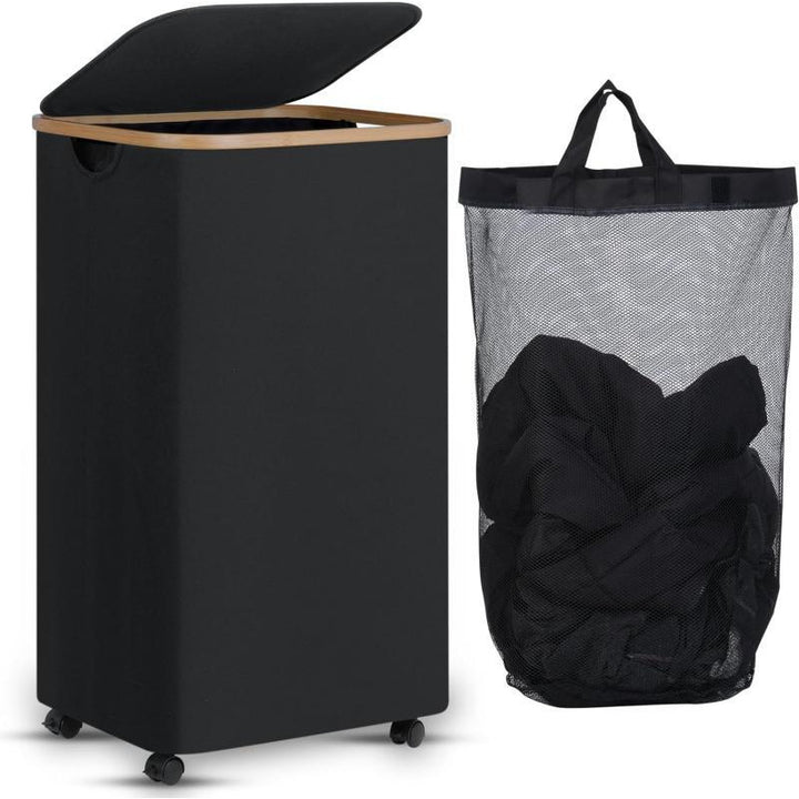 High-quality laundry basket with removable and washable inner bag Kalsten