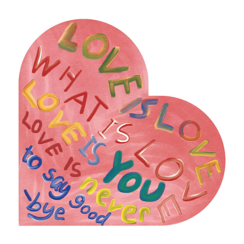Heart Shaped Decorative Mat for Home