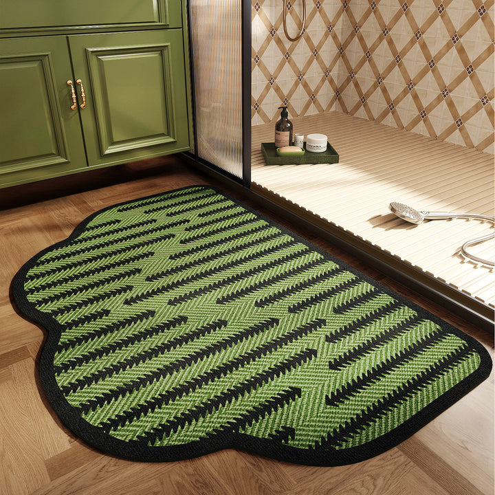 Lace-Trimmed Bath Mat Kalsten