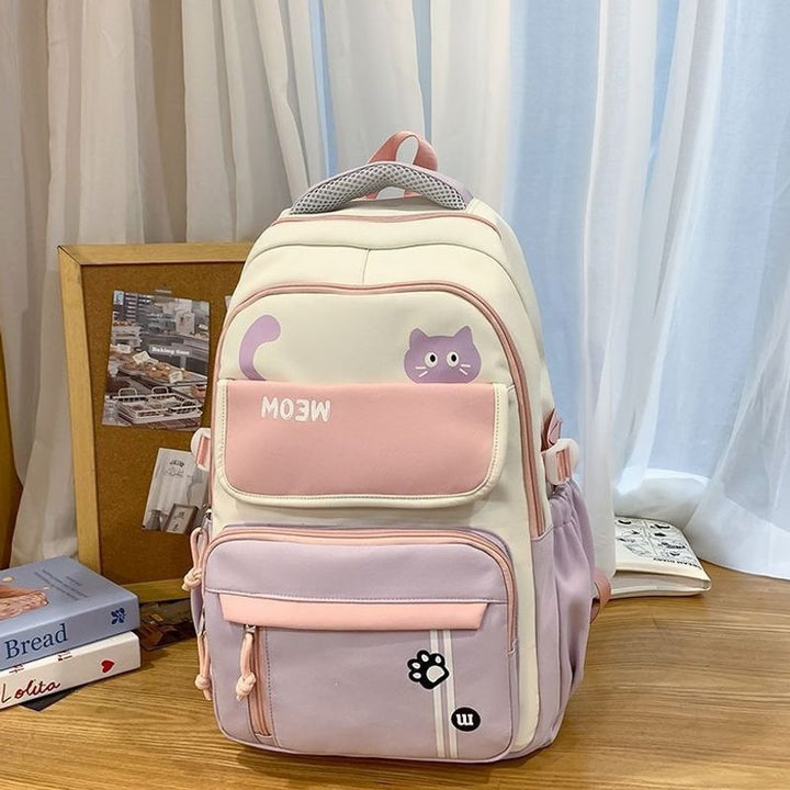 Fun Cat-Themed School Backpack Kalsten
