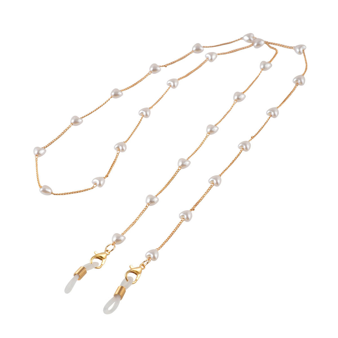 Pearl-Linked Eyewear Holder Kalsten