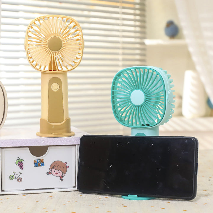 Women's Portable USB Hand Fan with Adjustable Tilt Angle Kalsten