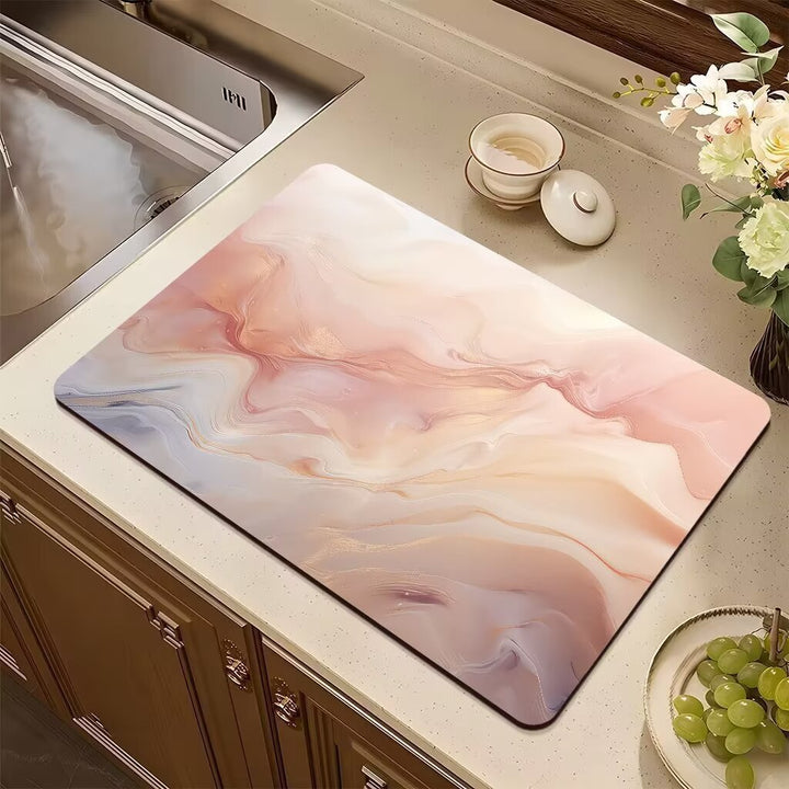 Abstract Non-Slip Kitchen Mat Kalsten