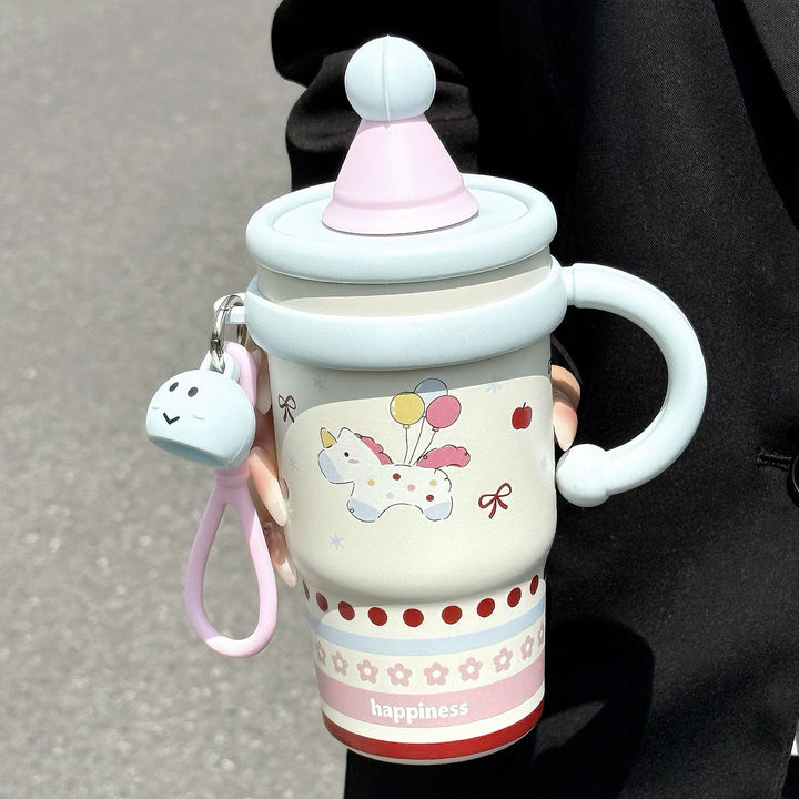 Women's playful drinking cups with integrated silicone lid Kalsten