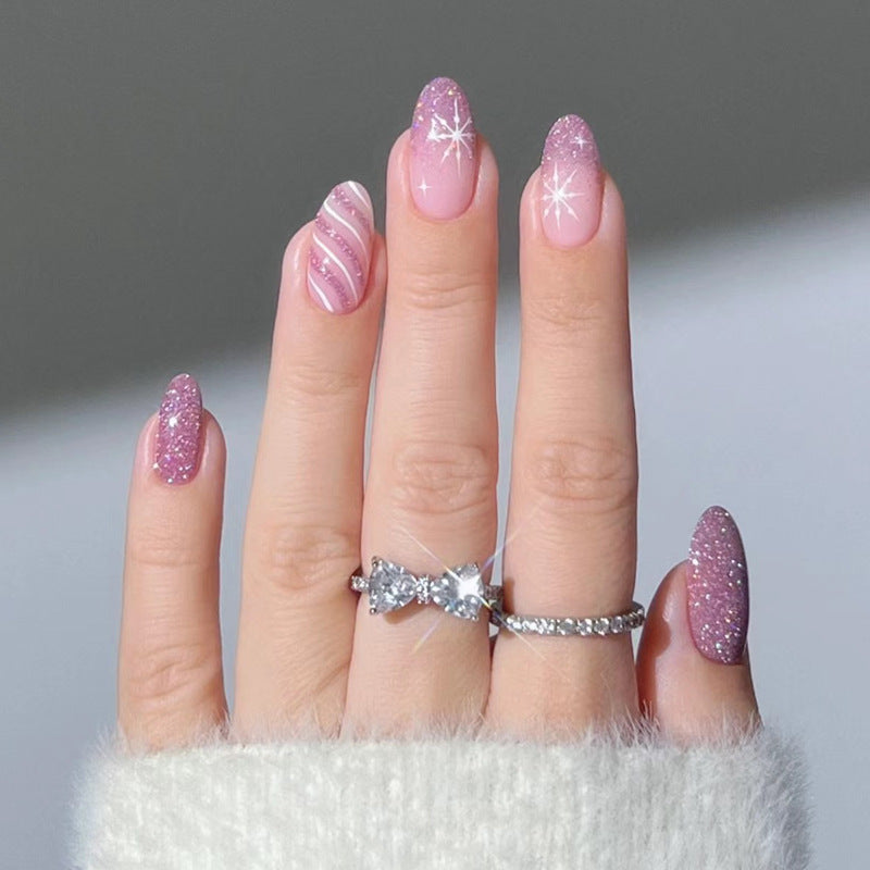Elegant Heart-Designed Press-On Nail Tips Kalsten