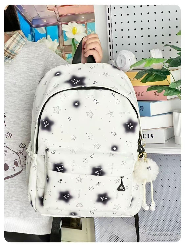 School backpack with playful star design and multiple compartments Kalsten