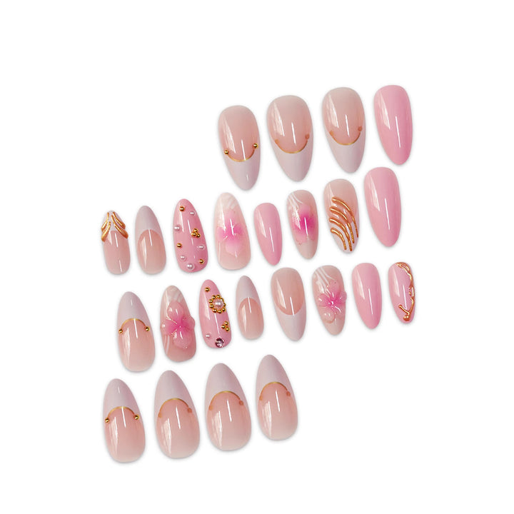 Artistic Floral Nail Art Enhancements Kalsten