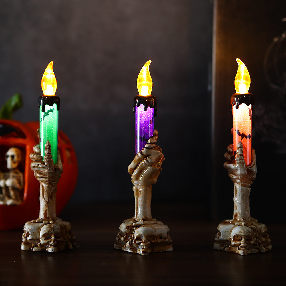 Decorative Skull Hand Candle Holder Kalsten