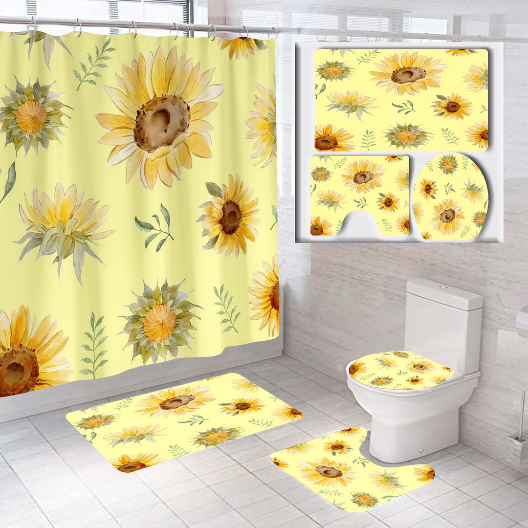 Floral Theme Bathroom Décor Set Kalsten