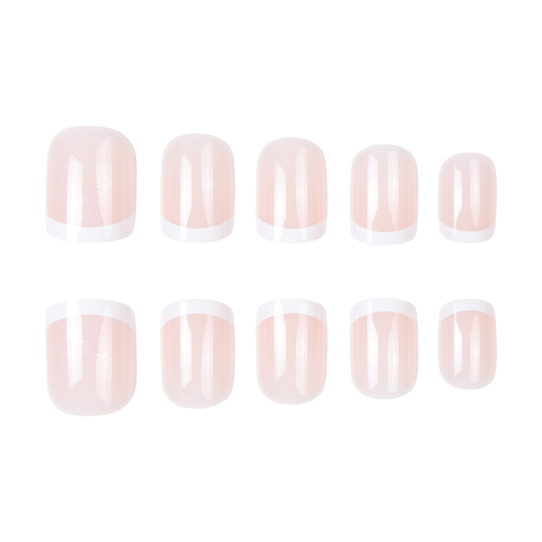 Classic French Tip Press-On Nails Kalsten