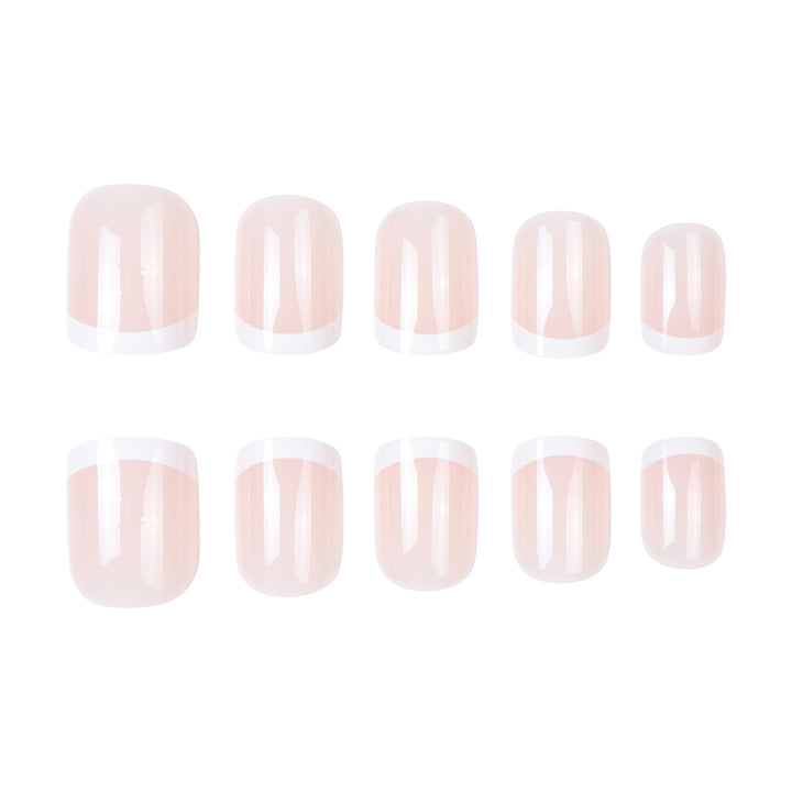 Classic French Tip Press-On Nails Kalsten