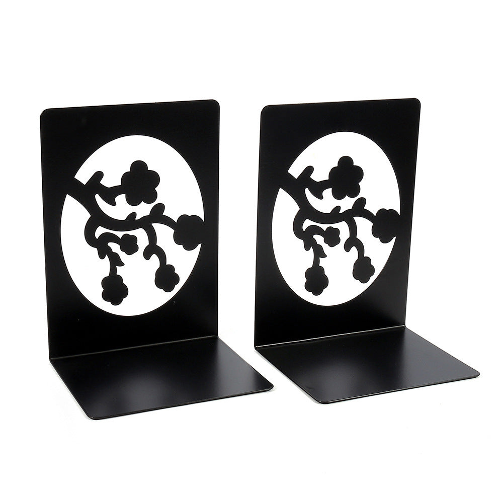 Artistic Deer-Themed Metal Bookends