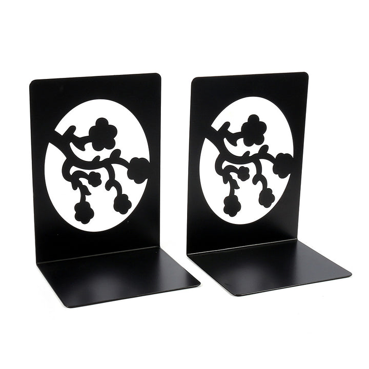 Artistic Deer-Themed Metal Bookends
