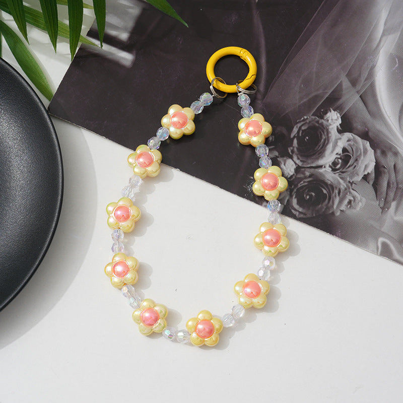 Floral Beaded Phone Chain kalsten
