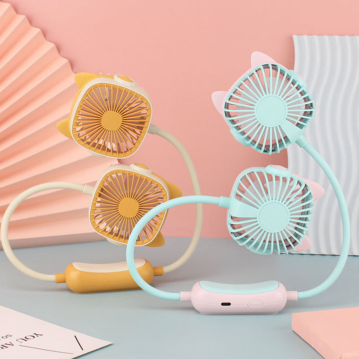 Ladies wearable neck fan with dual design Kalsten