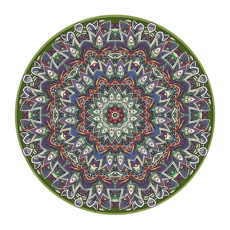 Artistic Mandala Design Area Rug