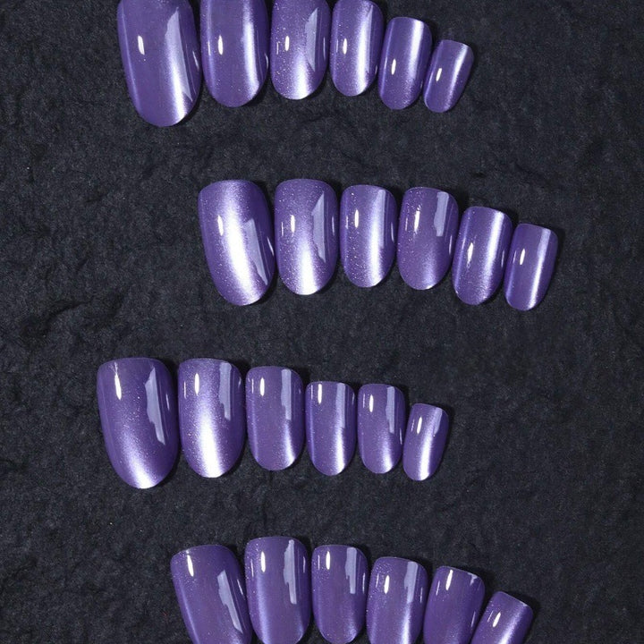 Elegant artificial nails with shimmering gradient effect Kalsten