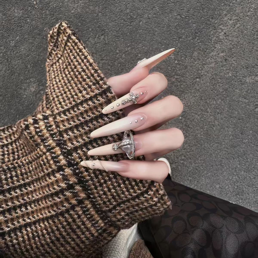 Decorative Stiletto Nail Extensions