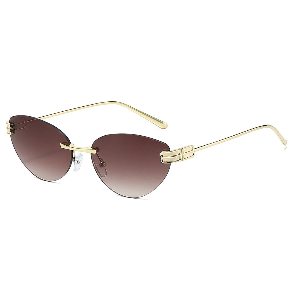 Unique Angular Cat-Eye Sunglasses Kalsten