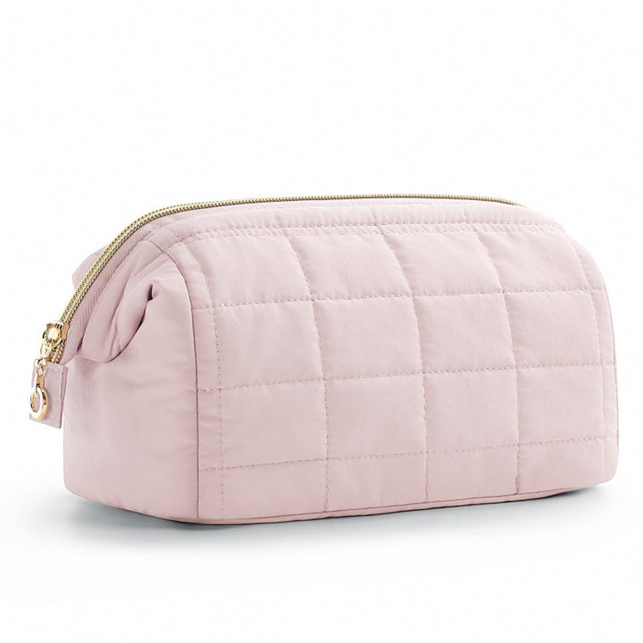 Padded cosmetic bag with elegant zipper Kalsten