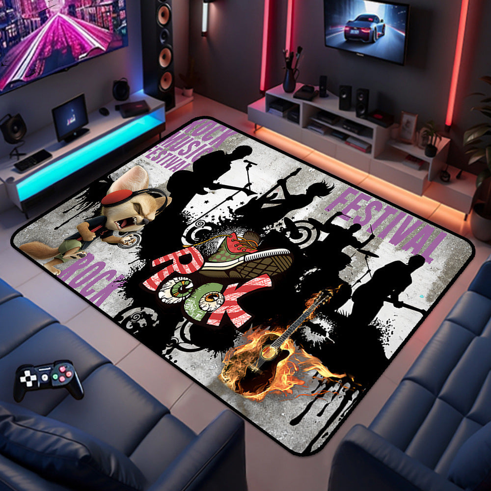 Gaming-Themed Area Rug Kalsten