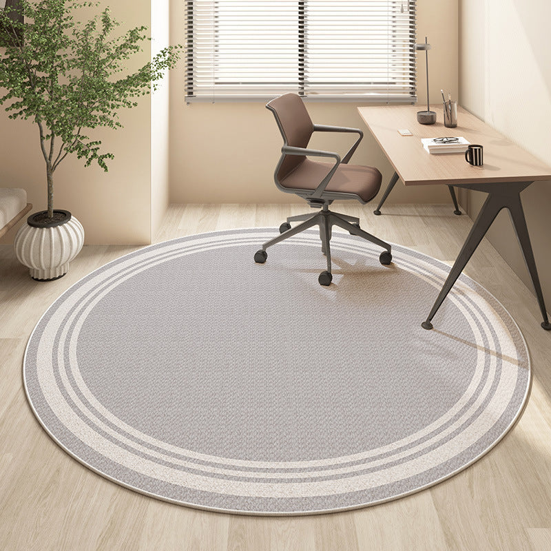 Round Textured Area Rug