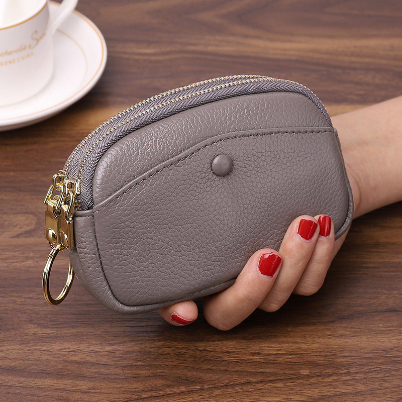 Compact Leather Coin Pouch Kalsten