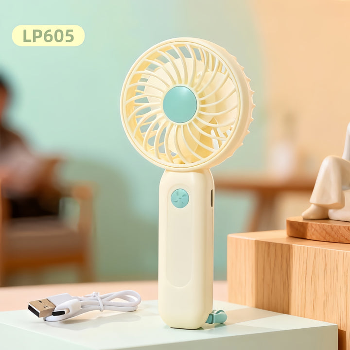Women's portable USB table fan with powerful battery technology and flexible design Kalsten