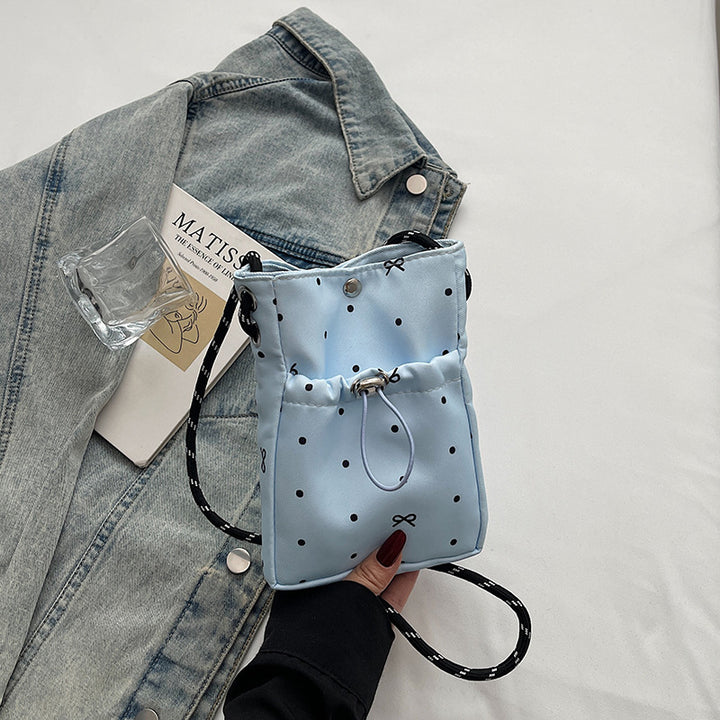 Casual Drawstring Mini Shoulder Bag