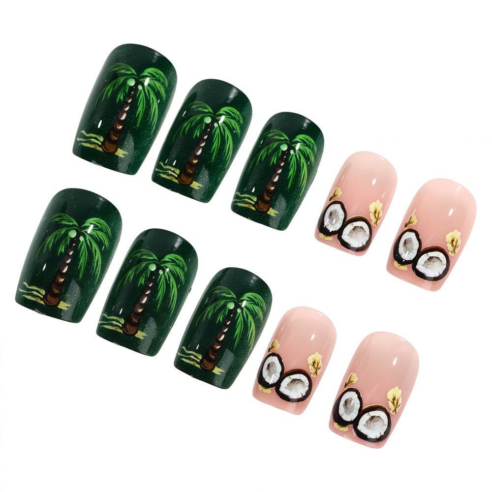 Tropical Style Artificial Nails Kalsten