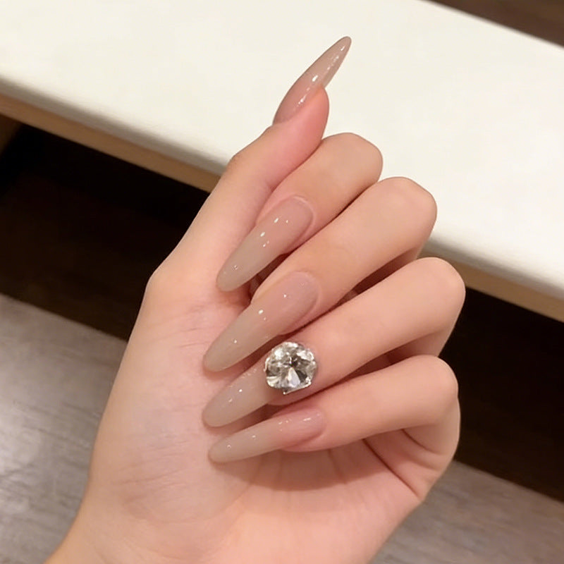 Stiletto Press-On Nail Set with Rhinestone Accents Kalsten
