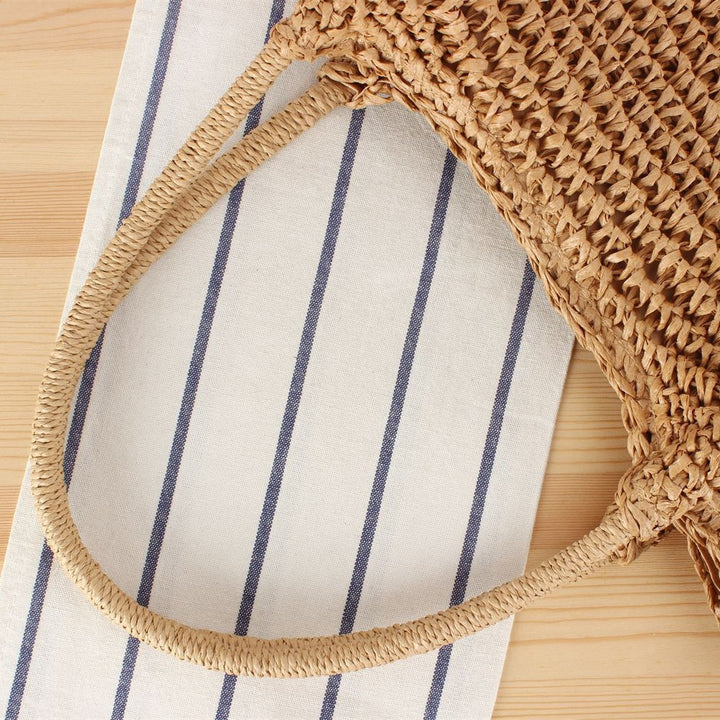 Large, Handcrafted Rattan Shopper Kalsten